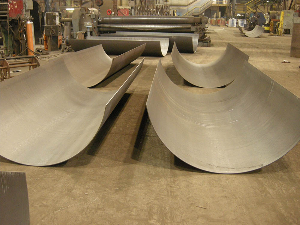 Steel Curved Plate Rolling